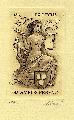 051. Exl. Galambos Ferenc  ( Clió múzsa aktja pennával, galambokkal, lábánál címer, 1969 )