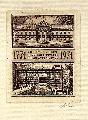 093. Alk. 200 éves a Pécsi Egyetemi Könyvtár klimo gyűjteménye,  1774 - 1974 ( az épület külső ábrázolása és belső terme, 1974 )