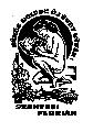 188. Alk. B.Ú.É.K. Szentesi Flórián ( térdelő akt galambbal, szőlő és kalász motívumok, 1985 )