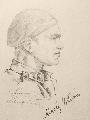 Merly István arcképe, (Franciaországi hadifogságban rajzolt kép, Epernay, 1945)