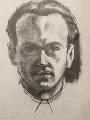 Ismeretlen arcképe, (Franciaországi hadifogságban rajzolt kép, Mailly Le Camp, 1946